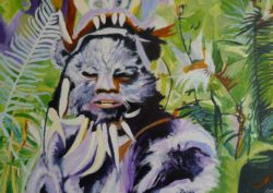 An Ewok On Endor Star Wars Painting Anne Suttner