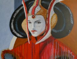 Queen Padme Amidala Star Wars Painting Anne Suttner